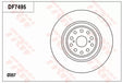 Brake Disc DF7495S - TRW