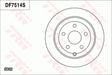 Brake Disc DF7514S - TRW