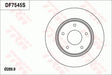 Brake Disc DF7545S - TRW