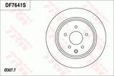 Brake Disc DF7641S - TRW