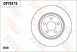 Brake Disc DF7647S - TRW