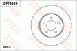 Brake Disc DF7664S - TRW
