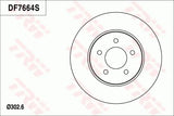 Brake Disc DF7664S - TRW