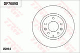 Brake Disc DF7689S - TRW