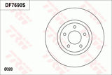 Brake Disc DF7690S - TRW
