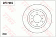 Brake Disc DF7785S - TRW