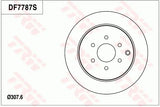 Brake Disc DF7787S - TRW