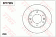 Brake Disc DF7790S - TRW