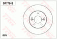 Brake Disc DF7794S - TRW