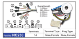 Ignition Switch NC230 - Nice Products | Universal Auto Spares