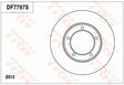 Brake Disc DF7797S - TRW