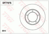 Brake Disc DF7797S - TRW