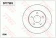 Brake Disc DF7798S - TRW