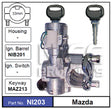 Ignition Lock NI203 - Nice Products | Universal Auto Spares
