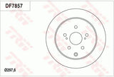 Brake Disc DF7857 - TRW
