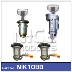Lock set NIK108B - Nice Products | Universal Auto Spares