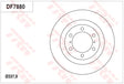 Brake Disc DF8880S - TRW