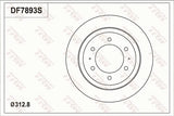 Brake Disc DF7893S - TRW