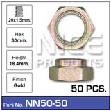 Hub-Nut NN50-50 - Nice Products | Universal Auto Spares