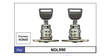 Door Locks pair NDL99E - Nice Products | Universal Auto Spares