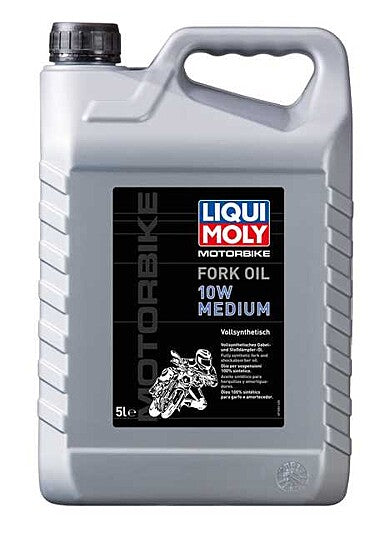 Motorbike Fork Oil 10W Medium Fully Synthetic 5L - LIQUI MOLY | Universal Auto Spares