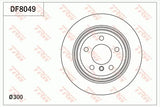 Brake Disc DF8049 - TRW