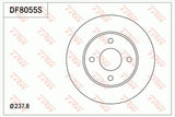 Brake Disc DF8055S - TRW