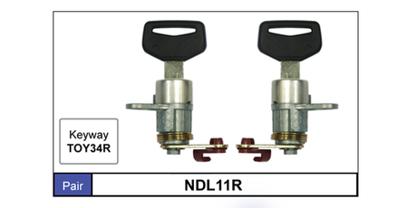 Door Locks pair NDL11R - Nice Products | Universal Auto Spares