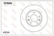 Brake Disc DF8062S - TRW