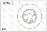 Brake Disc DF8072S - TRW