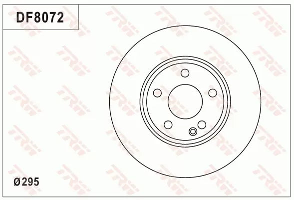 Brake Disc DF8072S - TRW
