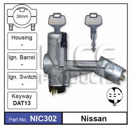 Lock & Switch NIC302 - Nice Products | Universal Auto Spares