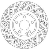 Brake Disc DF8074S - TRW
