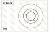 Brake Disc DF8707S - TRW