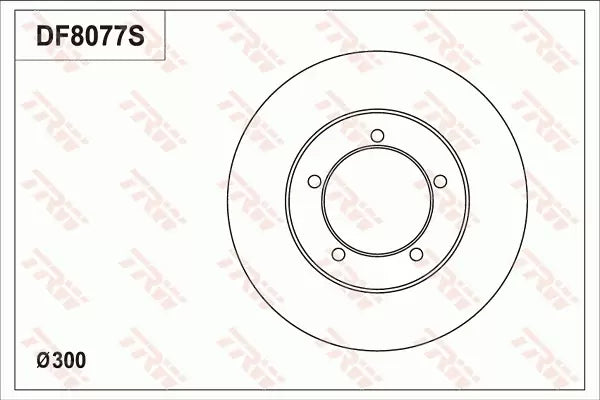 Brake Disc DF8707S - TRW