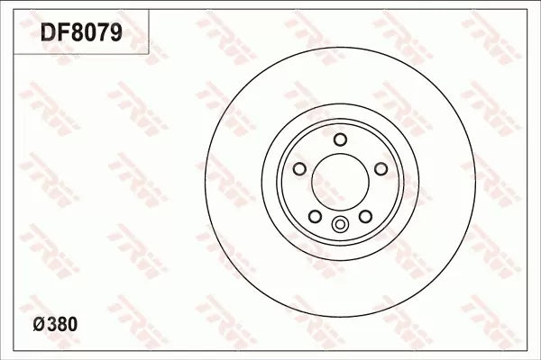 Brake Disc DF8079S - TRW