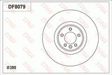 Brake Disc DF8079S - TRW