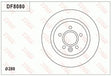 Brake Disc DF8080S - TRW