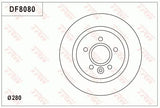 Brake Disc DF8080S - TRW