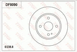 Brake Disc DF8090S - TRW