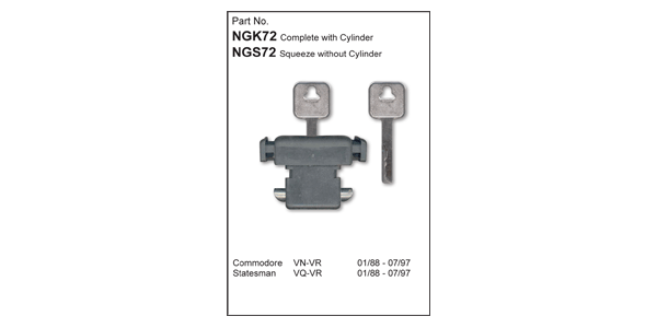 Glove Box Lock NGK72 - Nice Products | Universal Auto Spares