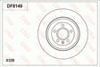 Brake Disc DF8649S - TRW