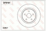 Brake Disc DF8161S - TRW