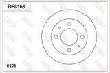 Brake Disc DF8168S - TRW