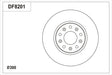 Brake Disc DF8205 - TRW