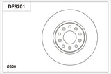Brake Disc DF8205 - TRW