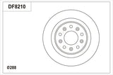 Brake Disc DF8216 - TRW