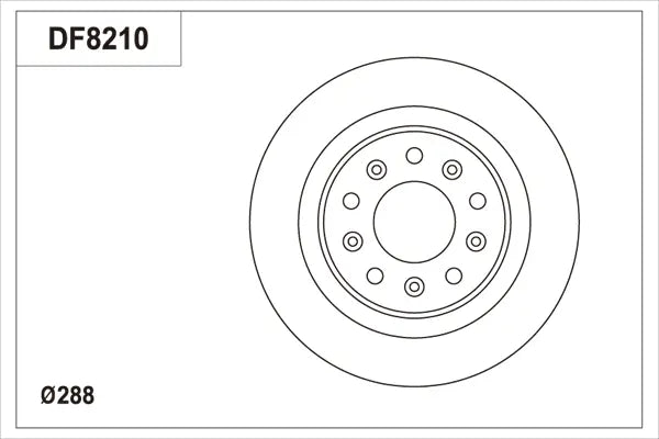Brake Disc DF8216 - TRW