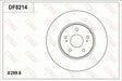 Brake Disc DF8214 - TRW