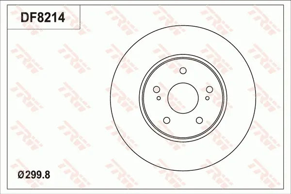 Brake Disc DF8214 - TRW